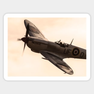 RAF Spitfire up close and personal Sticker